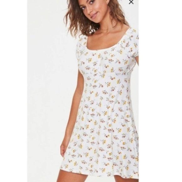 No Comment Dresses & Skirts - Floral Print Mini Dress